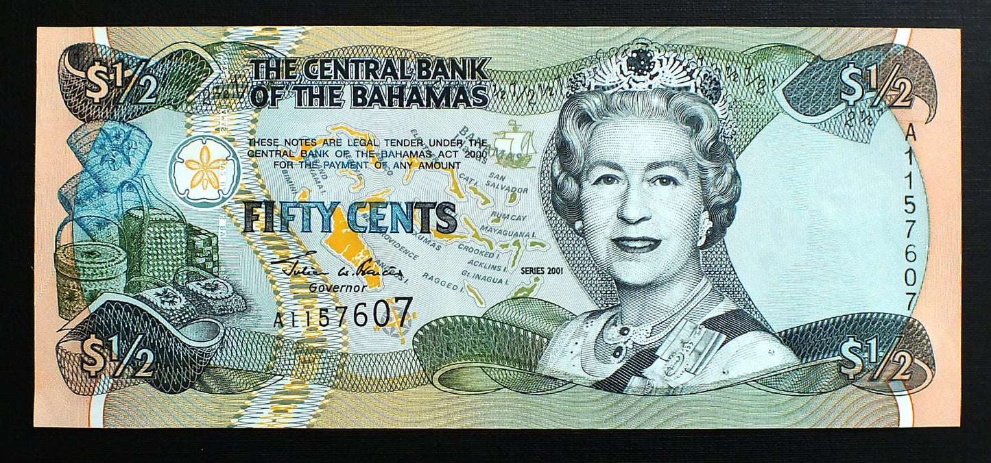1/2 Dolara - Bahamy 2001 r.