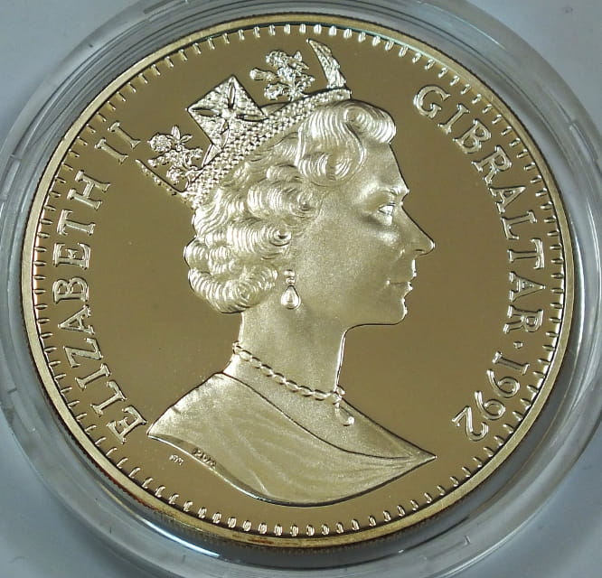 1 korona Olimpiada w Barcelonie GIBRALTAR