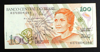 100 cruzados novos BRAZYLIA
