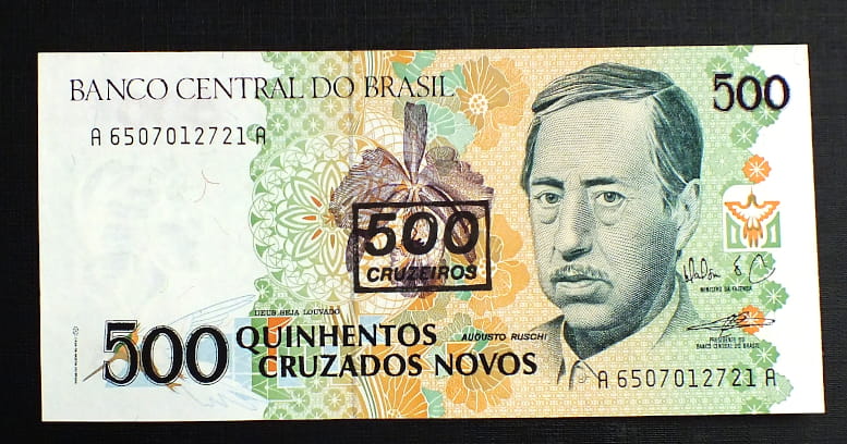 500 cruzeiros -  BRAZYLIA 1990 r.