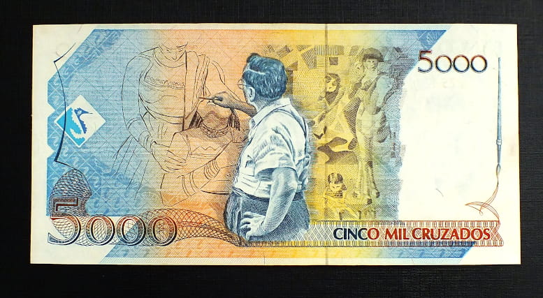 5 Cruzados novos - Brazylia 1989 r.