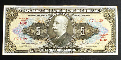 5 Cruzeiros - Brazylia 1964 r.