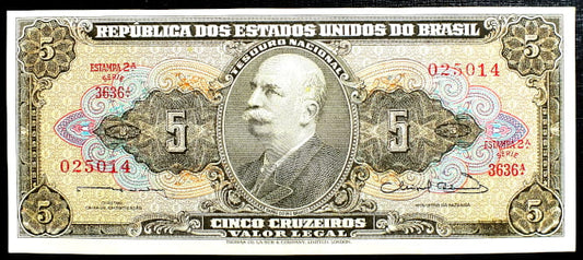 5 Cruzeiros - Brazylia 1962 r.