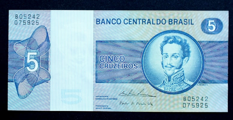 5 cruzeiros BRAZYLIA 1970 r.