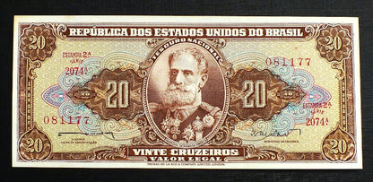 20 Cruzeiros - BRAZYLIA