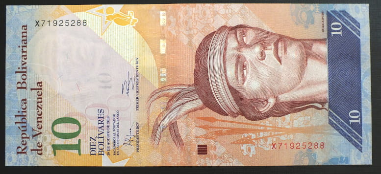 10 Bolivarer - Wenezuela 2014 r.