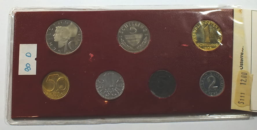 SET Austria 1976 PROOF