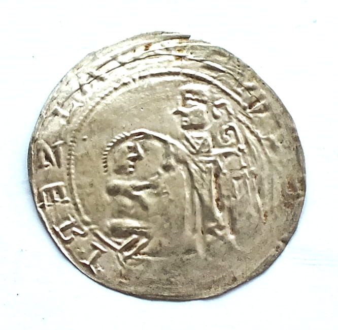 Brakteat Bolesława III Krzywoustego pokutny