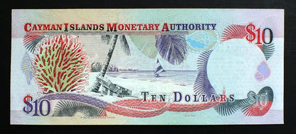 10 Dolarów - Kajmany 2001 r.