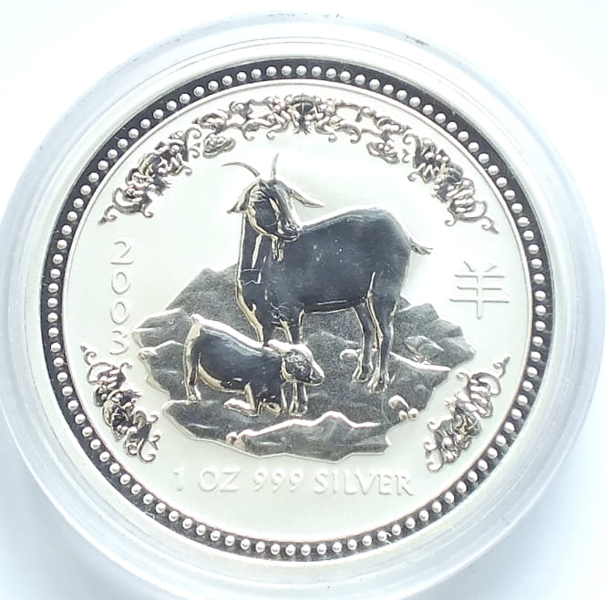 1 dolar Australia Rok Kozy 1 OZ 2003