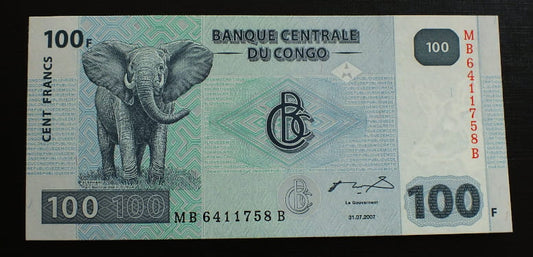 100 Francs - Kongo