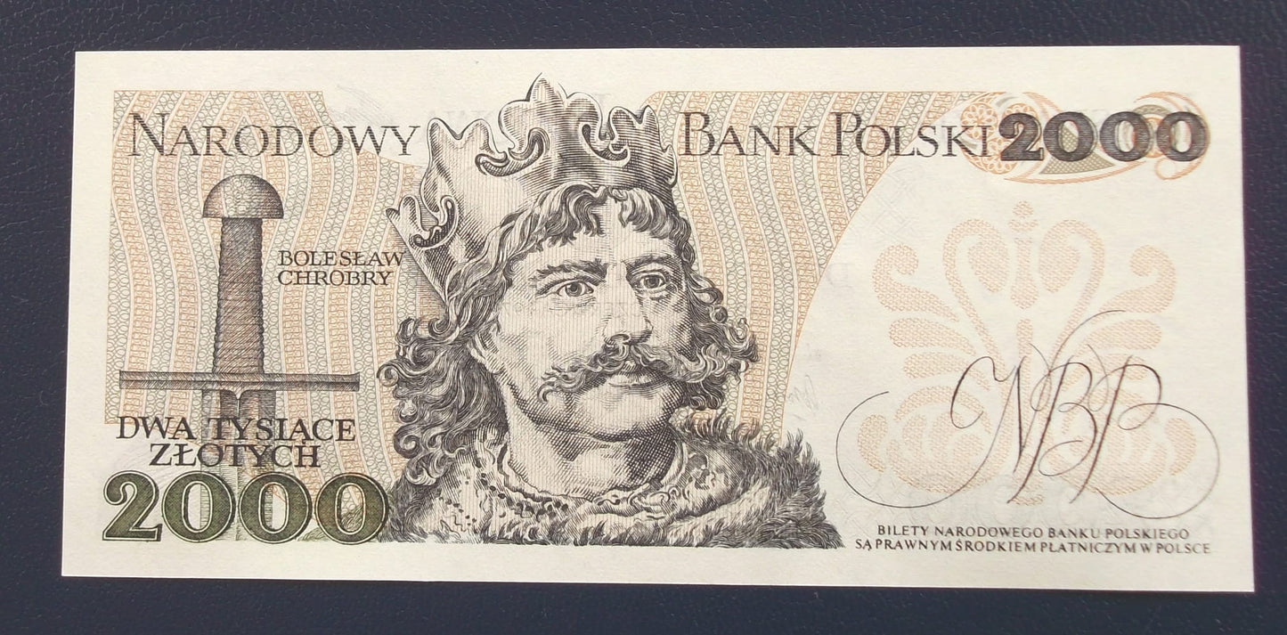 2000 zł Mieszko 1979 UNC