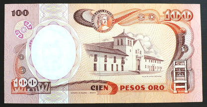100 Pesos Oro - Kolumbia 1987