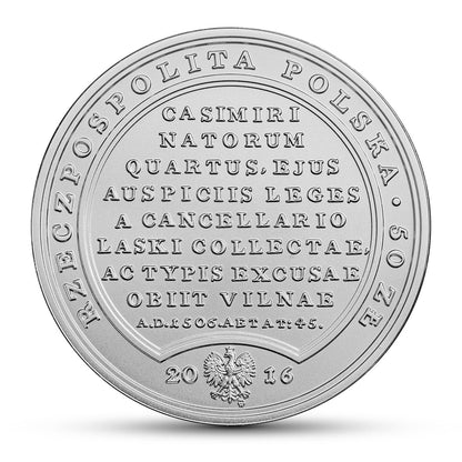 50 zł Skarby Stanisława Augusta – Aleksander Jagiellończyk