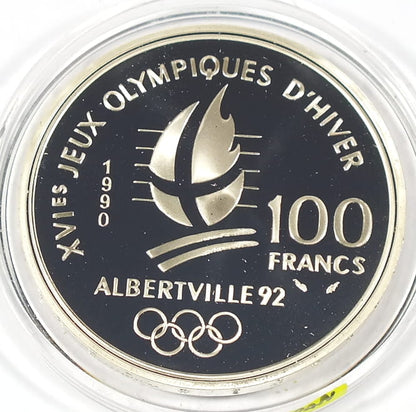 100 franków Albertville `92 - Łyżwiarstwo szybkie