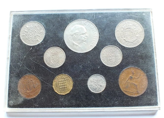 Zestaw monet GB 1965 - 9 monet
