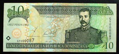 10 Pesos Oro - Dominikana 2002 r.