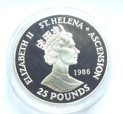 25 funtów St. Helena Napoleon 1986 5 OZ