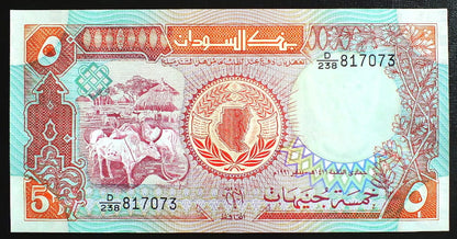 5 Pounds - Sudan 1991 r.