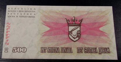 500 dinarów BOŚNIA I HERCEGOWINA