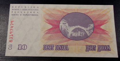 10 dinara BOŚNIA I HERCEGOWINA