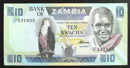 10 Kwacha - Zambia 1980 r.