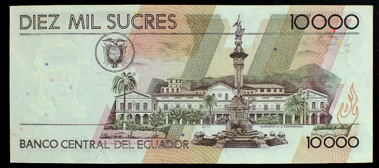 10000 Sucres - Ekwador