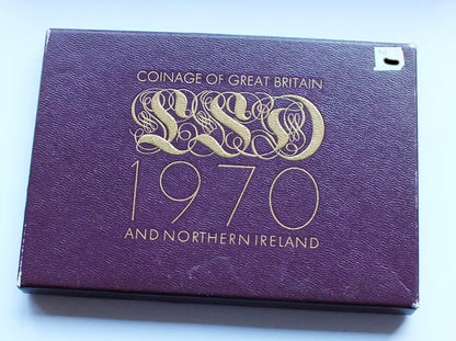 Zestaw 8 monet Proof 1970 Wielka Brytania