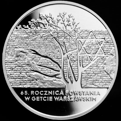20 zł 65. rocznica powstania w getcie warszawskim