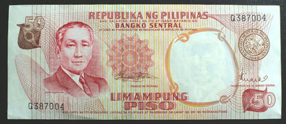 50 Piso - Filipiny 1969 r.