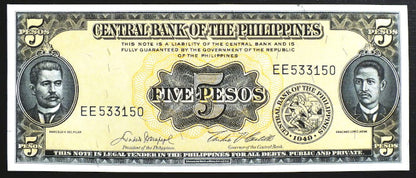 5 Pesos - Filipiny  1949 r.