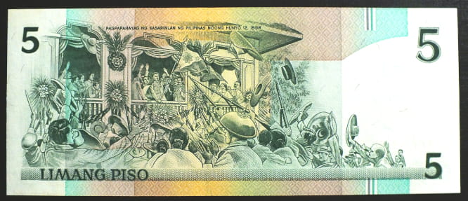 5 Piso - Filipiny  1985 r.