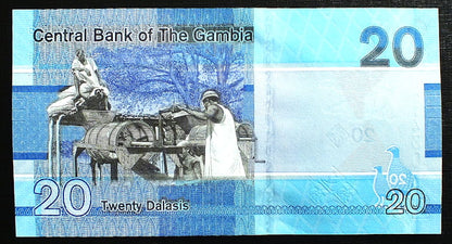 20 Dalasis - Gambia 2019 r.