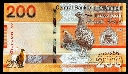 200 Dalasis - Gambia 2019 r.
