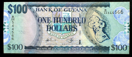 100 Dolarów - Gujana