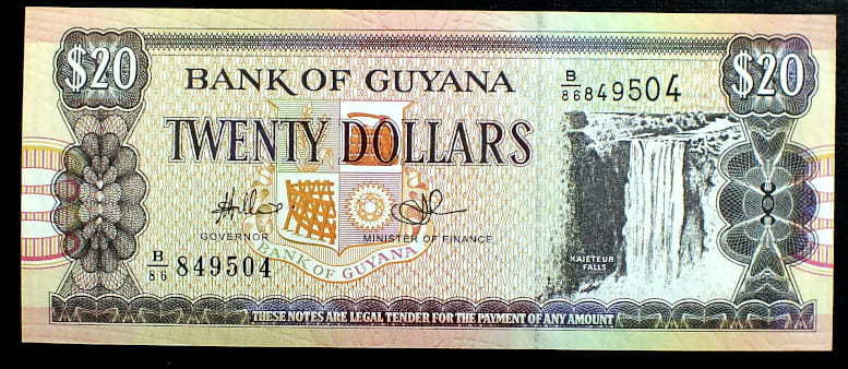 20 Dolarów - Gujana