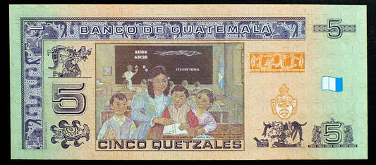 5 Quetzales - Gwatemala 2008 r.