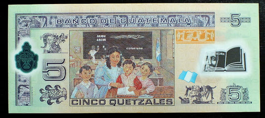 5 Quetzales - Gwatemala 2011r.