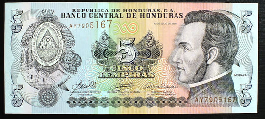 5 Lempiras - Honduras 2014 r.