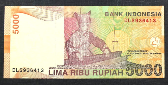 5000 Rupiah - INDONEZJA