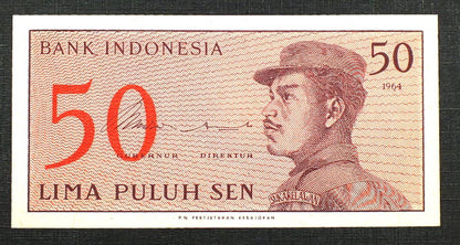 50 Sen - INDONEZJA 1964 r.