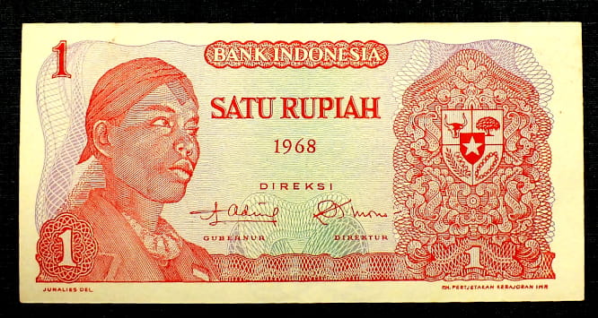 10 Rupiah - INDONEZJA 1968 r.