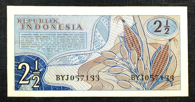2,5 Rupiah - INDONEZJA 1961 r.