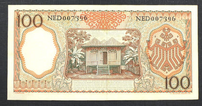 100 Rupiah - Indomezja 1958 r.