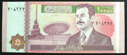 10000 dinarów - Irak 2002 r.