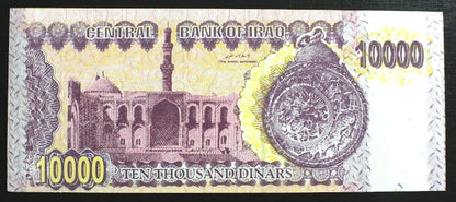 10000 dinarów - Irak 2002 r.