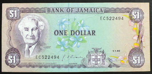 1 Dolar - Jamajka 1990 r.