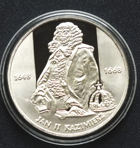10 zł Jan II Kazimierz (1648 - 1668) - półpostać
