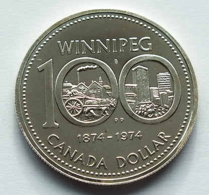 1 dollar 100 lat Winnipeg 1874-1974