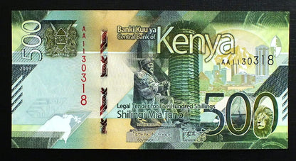 500 Szylingów - Kenia 2019 r.